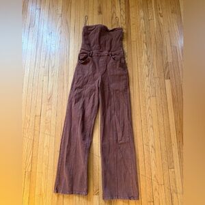 Fashion Nova Chocolate Brown Jumpsuit